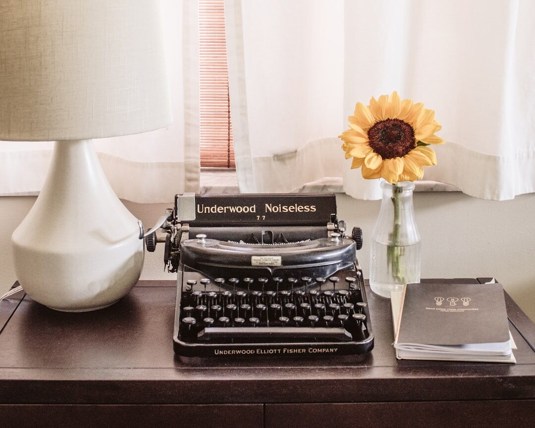 vintage typewriter